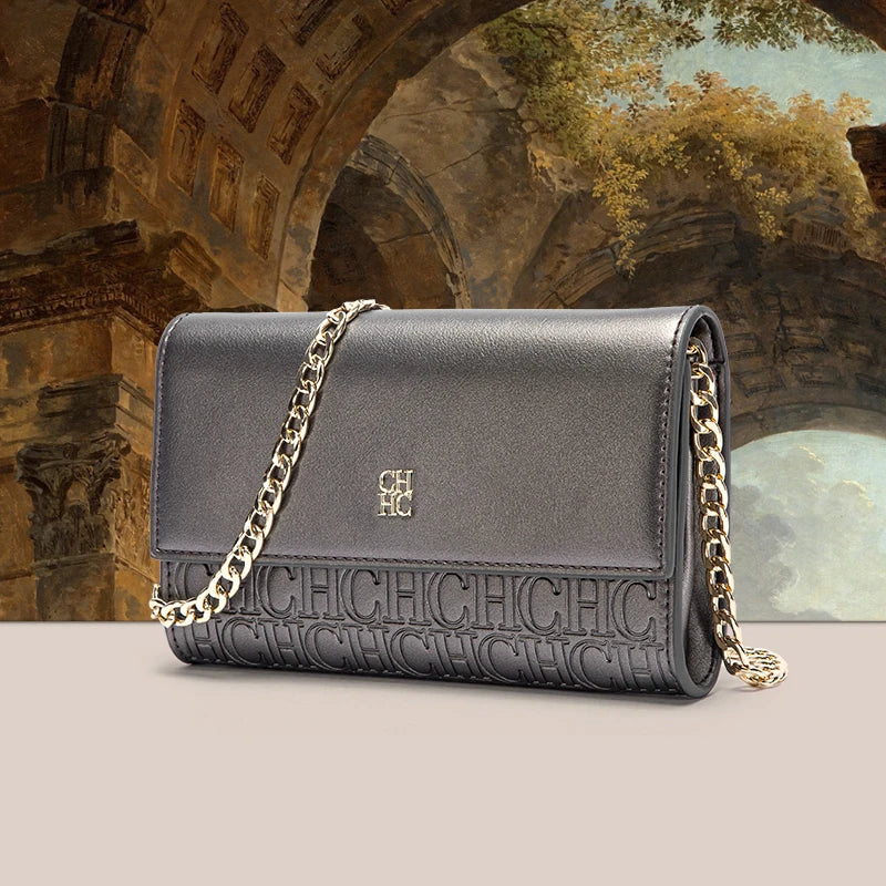 Fashionable Square Messenger Shoulder Bag | Exquisite Craftsmanship Crossbody Purse | Versatile Classic Style PU Leather Handbag | Four Seasons Women's Daily Fashion Bag Luxegan