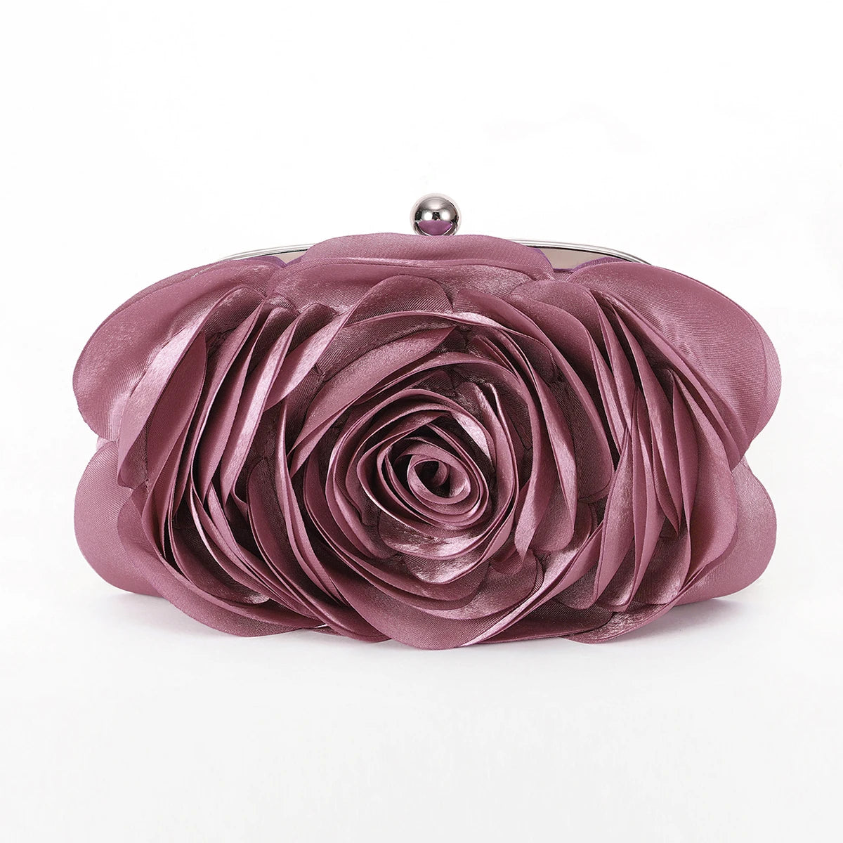 Floral Evening Clutch Bag | Flower Bride Purse & Wedding Handbag Luxegan