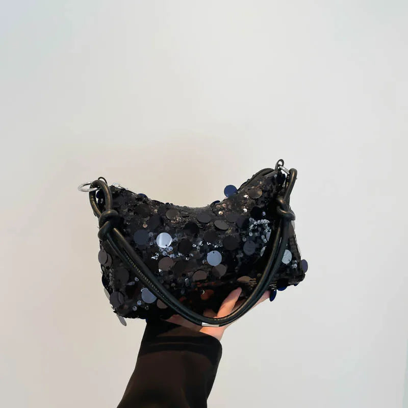 Fashionable Women's Personality Underarm Bag | Solid Color PU Leather Shoulder Crossbody Box Handbag Luxegan