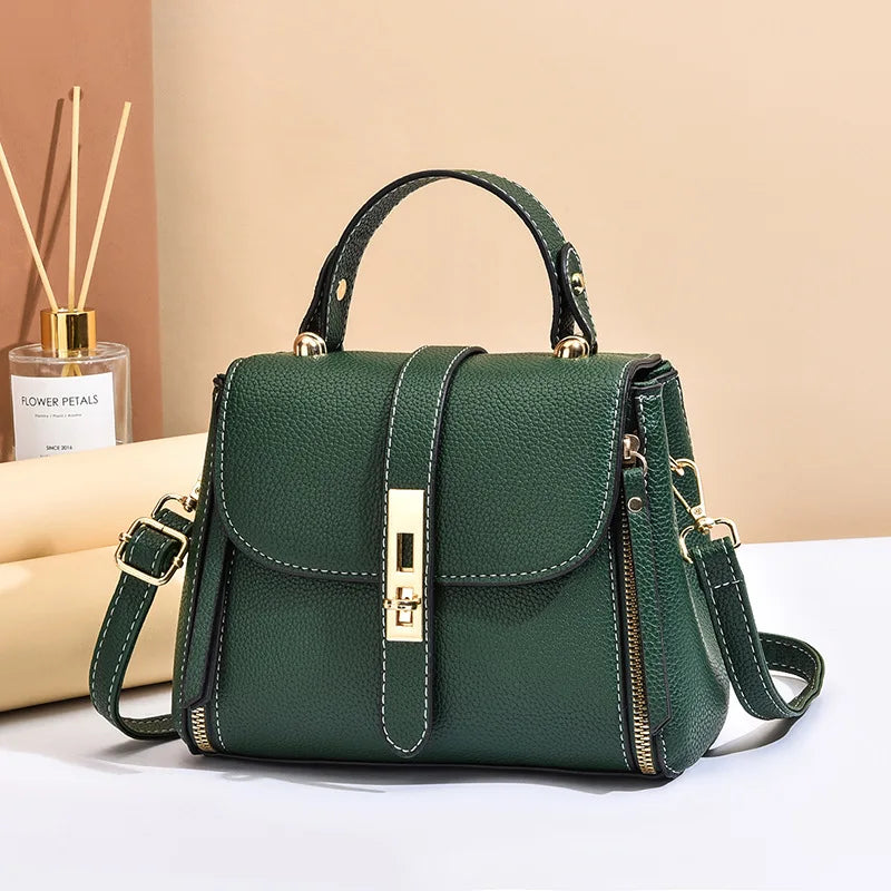 Women's Crossbody Bags | New Lock Shoulder Bags & Portable Travel Purses Luxegan