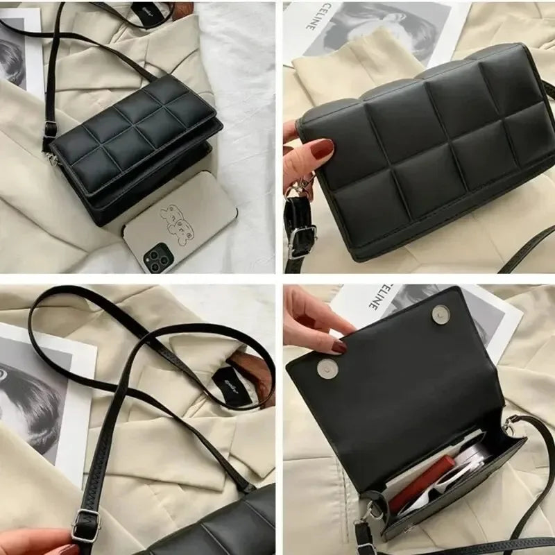 Fashion Brand Designer Women's Shoulder Bag | Small PU Leather Female Crossbody Bag & Trend Classic Handle Handbag Luxegan