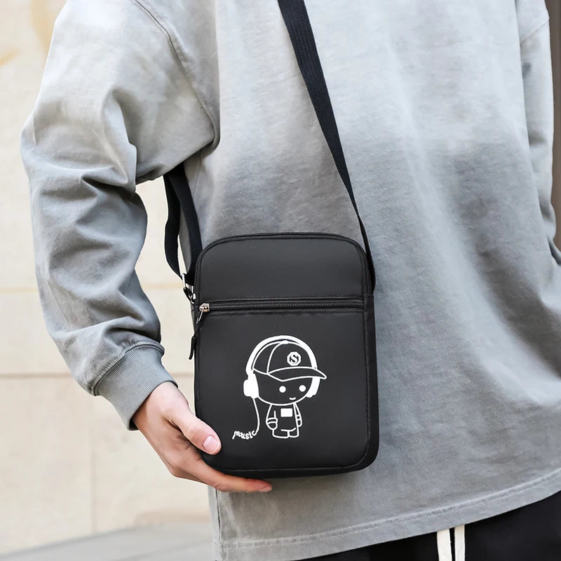 Unisex Mini Crossbody Bag | Compact Phone Pouch with Adjustable Strap Luxegan