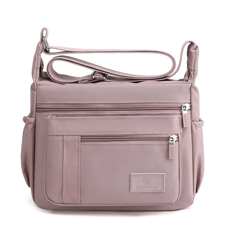 Waterproof Nylon Messenger Bag | Fashion Satchel Shoulder & Crossbody Luxegan