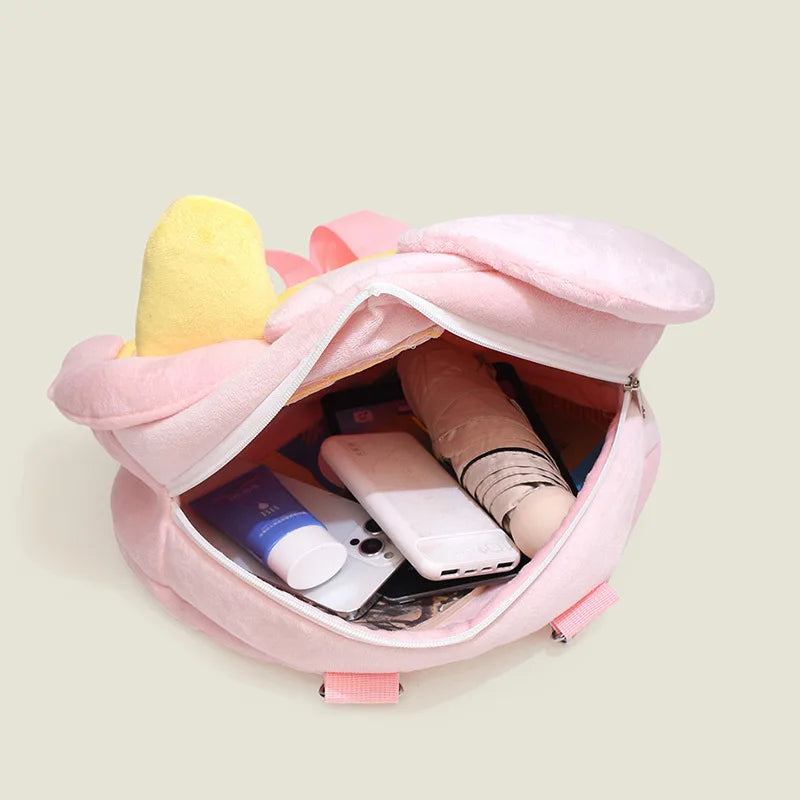 My Little Pony Fluttershy Plush Itabag | Cartoon Translucent Backpack for Girls | Premium Anime Peripheral Shoulder Storage Bag | Casual Fashion Unisex Movie & TV Plush Bag Holiday Gift Luxegan
