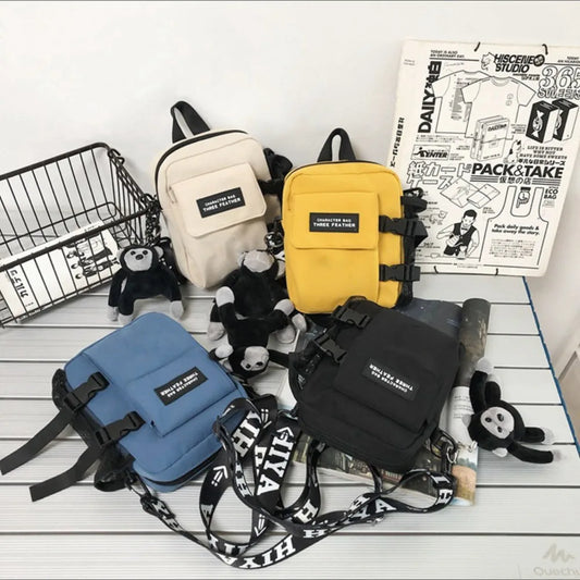 Casual Canvas Couple Messenger Bag | Versatile Satchel for Daily Use Luxegan