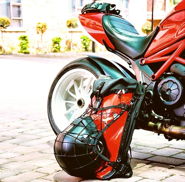25L Motorcycle Hard Shell Luggage | Sophisticated "Protective Drop" Silhouette | Waterproof Motocross Racing Backpack | "Dignified" High-Performance ABS Tank Bag for Radiant Versatile Styling Luxegan