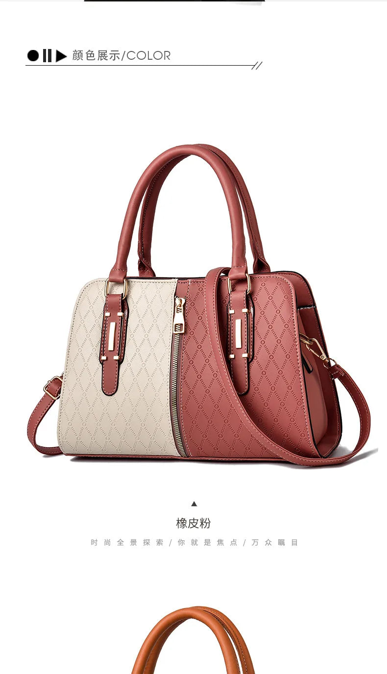 Luxury Brand Designer Handbag | Large Capacity Shoulder Bag & Retro Crossbody Tote Luxegan
