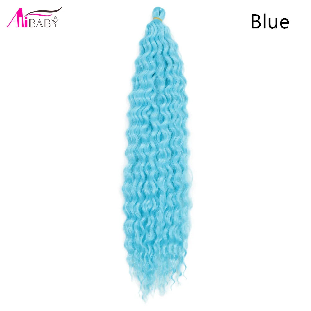 Ariel Curl Crochet Hair 22in – Ocean Wave Ombre Braiding Hair | 100g | 38 Colors | 1 or 3 Pcs - view 35