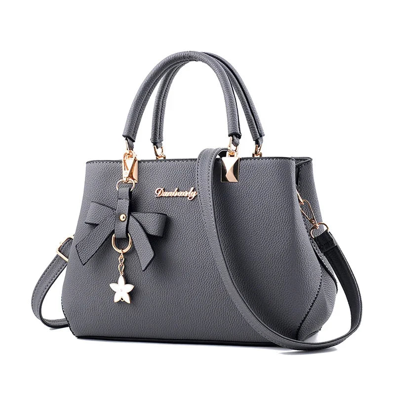 Elegant Fashion Shoulder Bag for Women | Luxury Designer Flower Handbag | Sweet Plum Bowknot Crossbody Bag | Versatile Casual Tote in 6 Vibrant Colors (Model ZWT3930) Luxegan