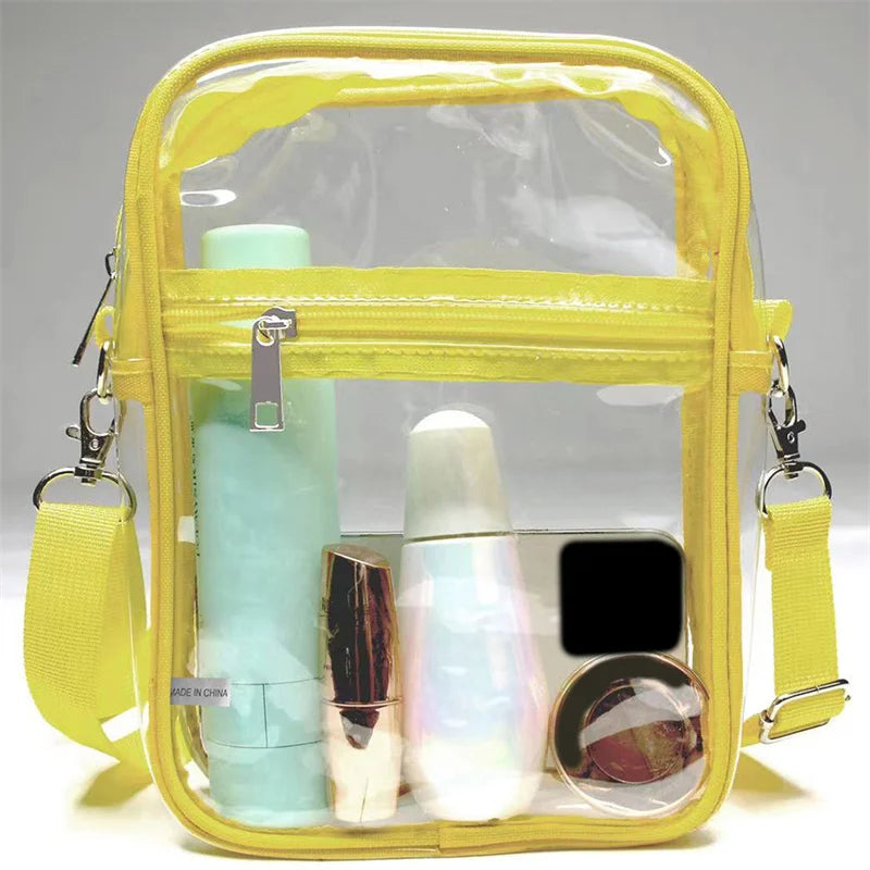 Transparent Crossbody Bag | Simple Waterproof Small Square Bag Luxegan
