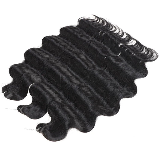 24 Inch Body Wave Crochet Braids | Braiding Hair Extensions Luxegan