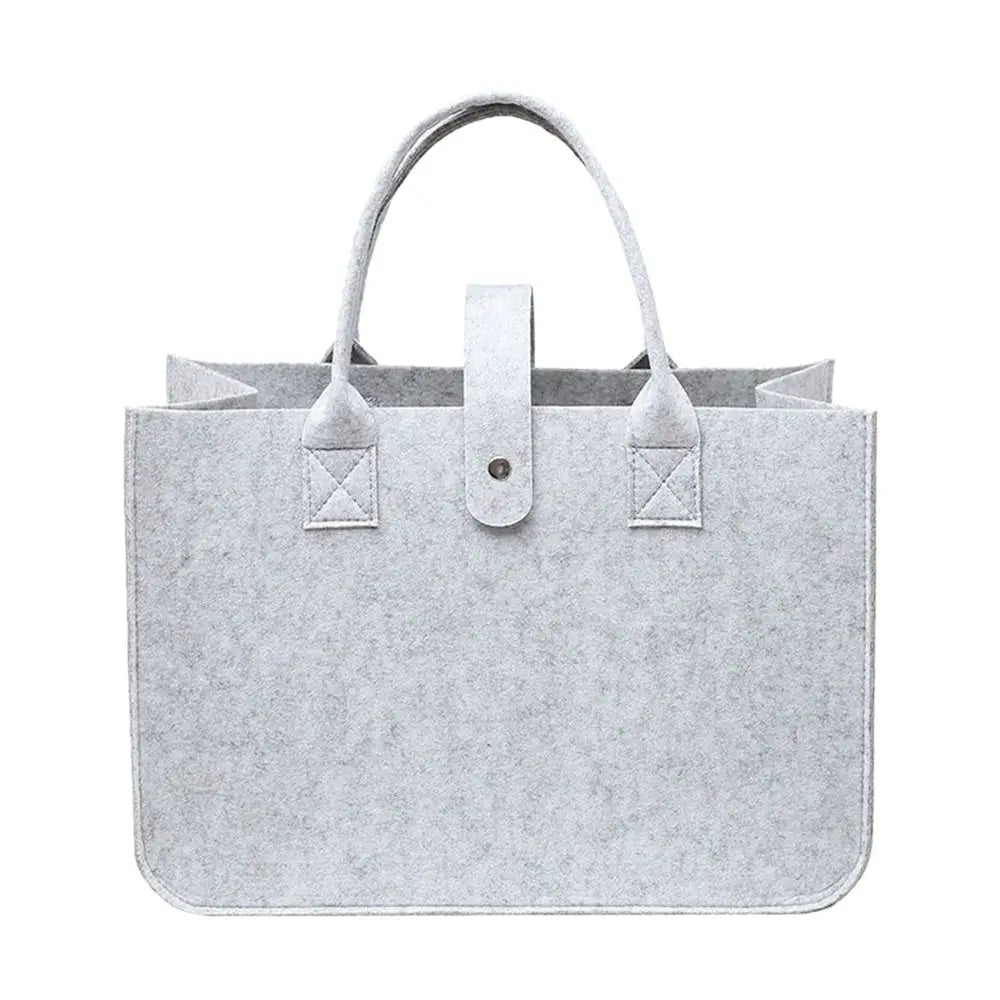 Large Capacity Felt Shoulder Bag Portable Storage Organizer Felt Messenger Bag | Toy Sundries Crossbody Handbag Women Luxegan