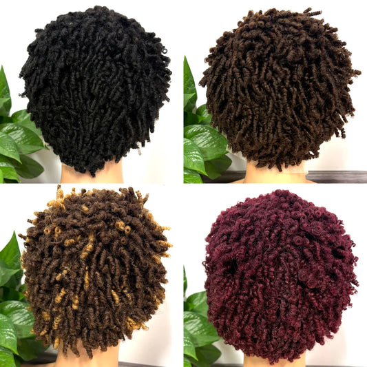 Curly Bob Human Hair Wig | 13x4 Lace Front | 250% Density | 8 Inches Luxegan