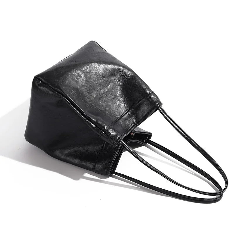 Bucket Bag for Women New Fashion Simple Handbag | Classic Versatile Trendy Top-Handle Bags Small Bag Luxegan