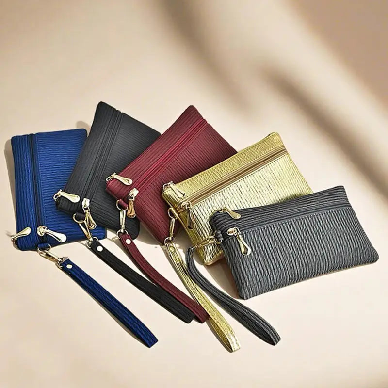 Women's Zipper Bag | Simple Coin Purse & Small Square Handbag Luxegan