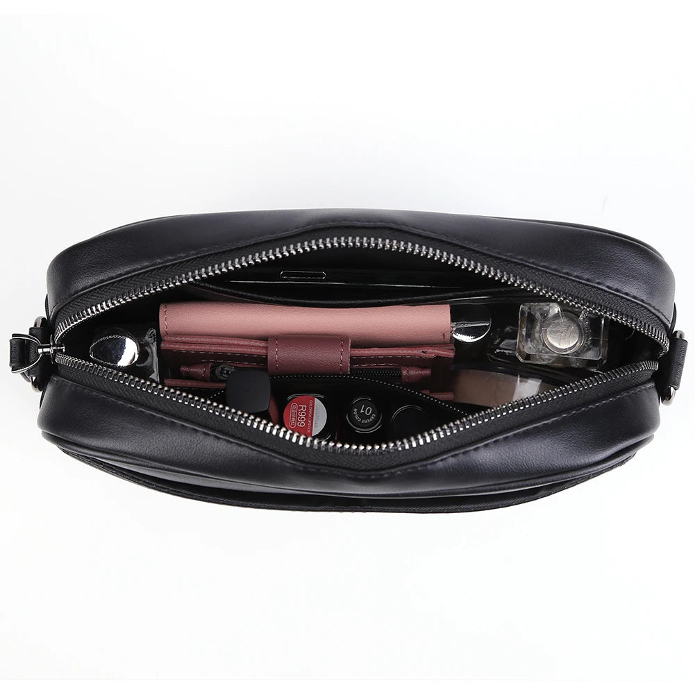 Messenger Sling Bag for Men | PU Small Zipper Crossbody Pouch Luxegan