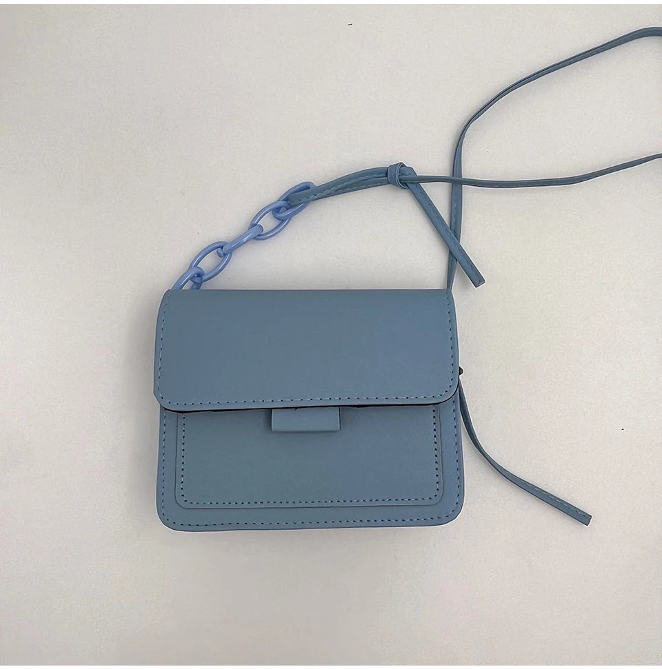 Fashion Brand Women's Small Crossbody Bag | Lightweight PU Leather Messenger Bag (Flap Handbag Purse, Summer Travel Bag for Female) Luxegan