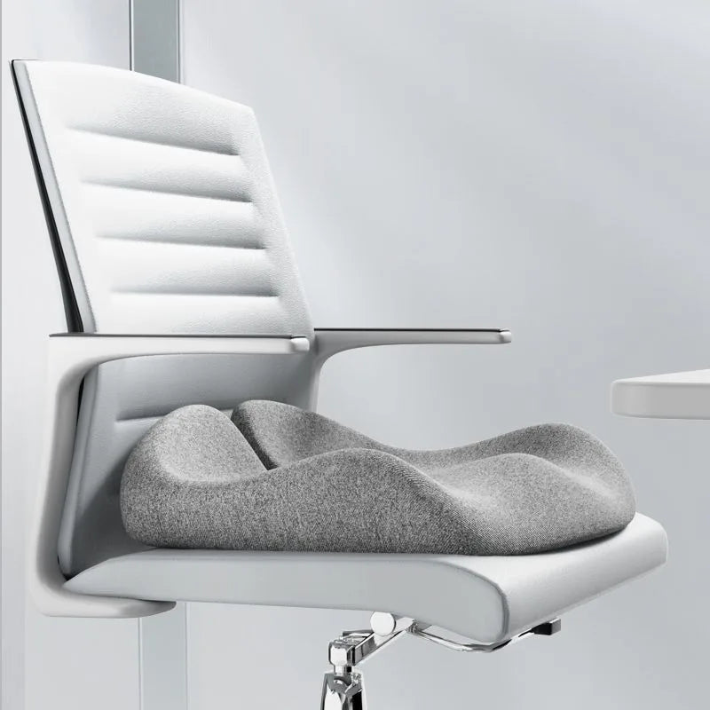Orthopedic Memory Foam Coccyx Cushion | Sophisticated "Tailbone & Sciatica" Relief Silhouette | Elegant Non-Slip Office & Car Seat Pad | "Dignified" High-Performance Back Pain Comfort for Radiant Versatile Styling Luxegan