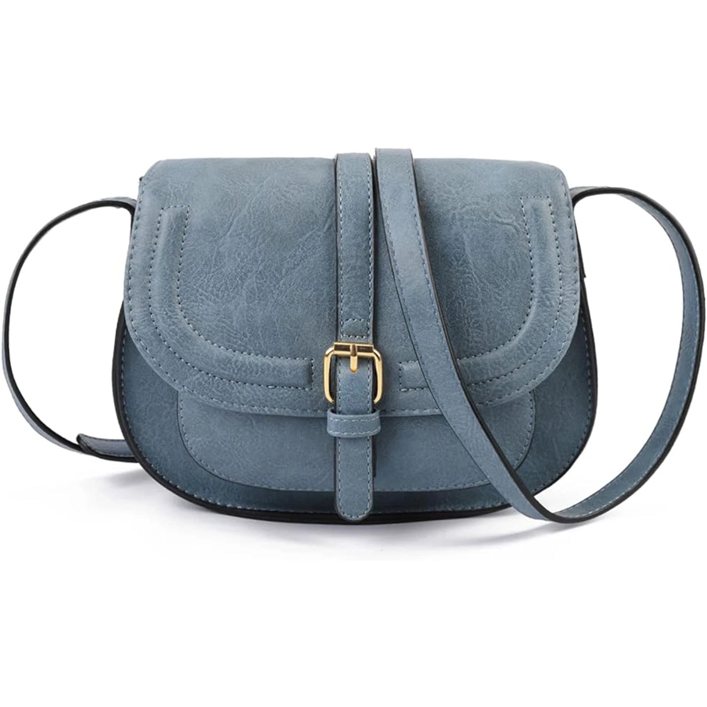 Small Vegan Leather Crossbody Bag | Vintage Lady Satchel Luxegan
