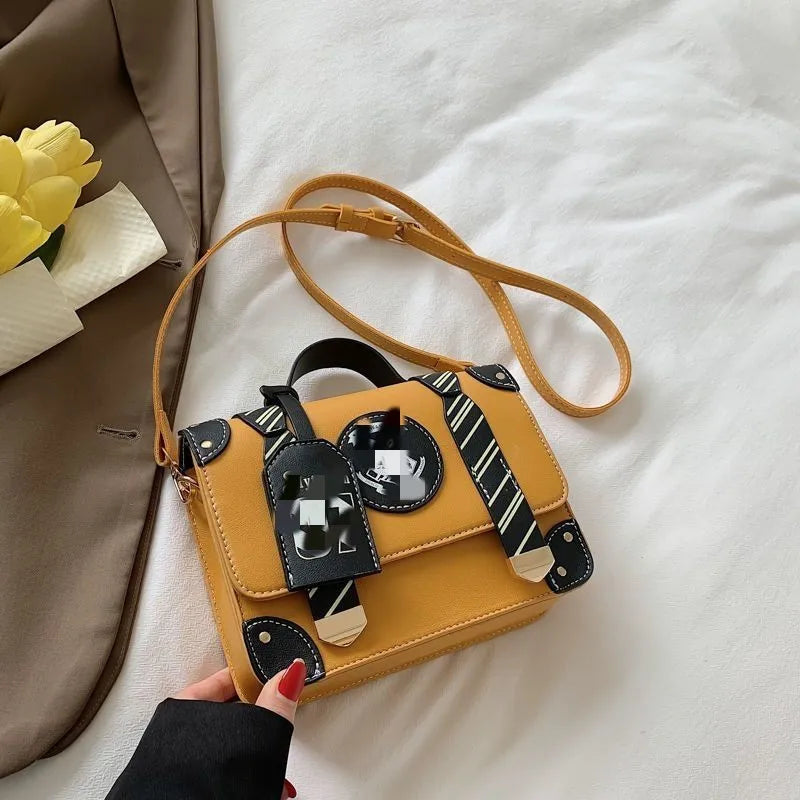 Magic Academy Style Cambridge Bag | Handheld British Postman Crossbody | Vintage Baguette Shoulder Bag with Scholarly Charm Luxegan