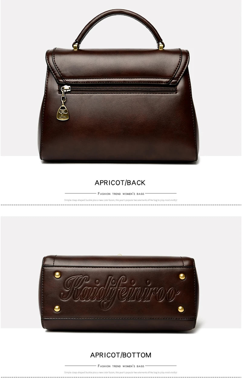 High Quality Leather Shoulder Crossbody Bags for Women 2024 Ladies Luxury Designer Fashion Handbags Female Messenger Sac A Main