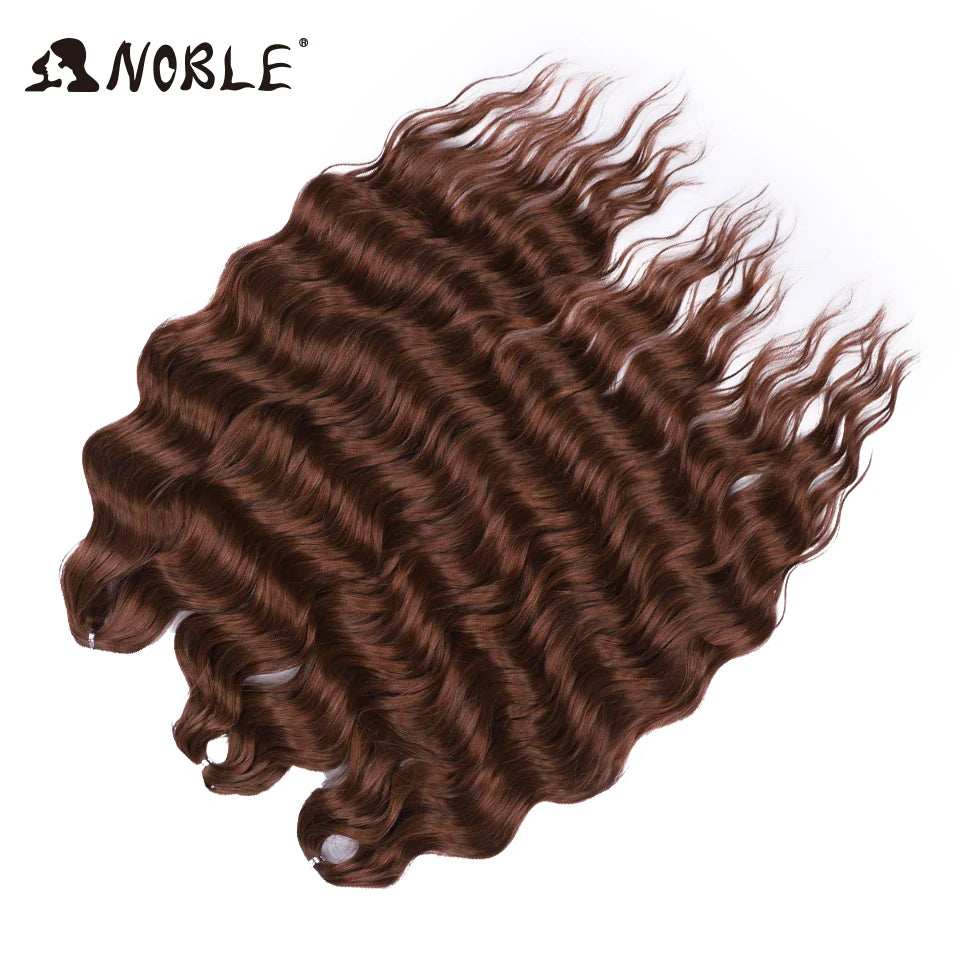 Synthetic Anna Curl Water Wave Crochet Braiding Hair – 24 Inch | 300g | 60 Strands | 88 Ombre & - view 38
