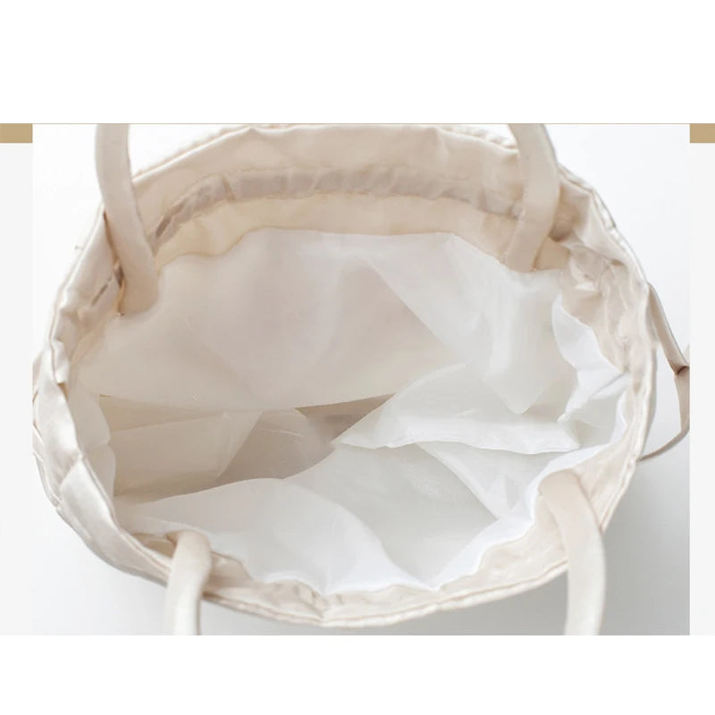 Bolsos Retro Bordados con Cordón Bolsas de Almacenamiento Carteras Monederos Tarjeteros Bolsos de Hombro Tipo Cubo Bolsos de Muñeca
