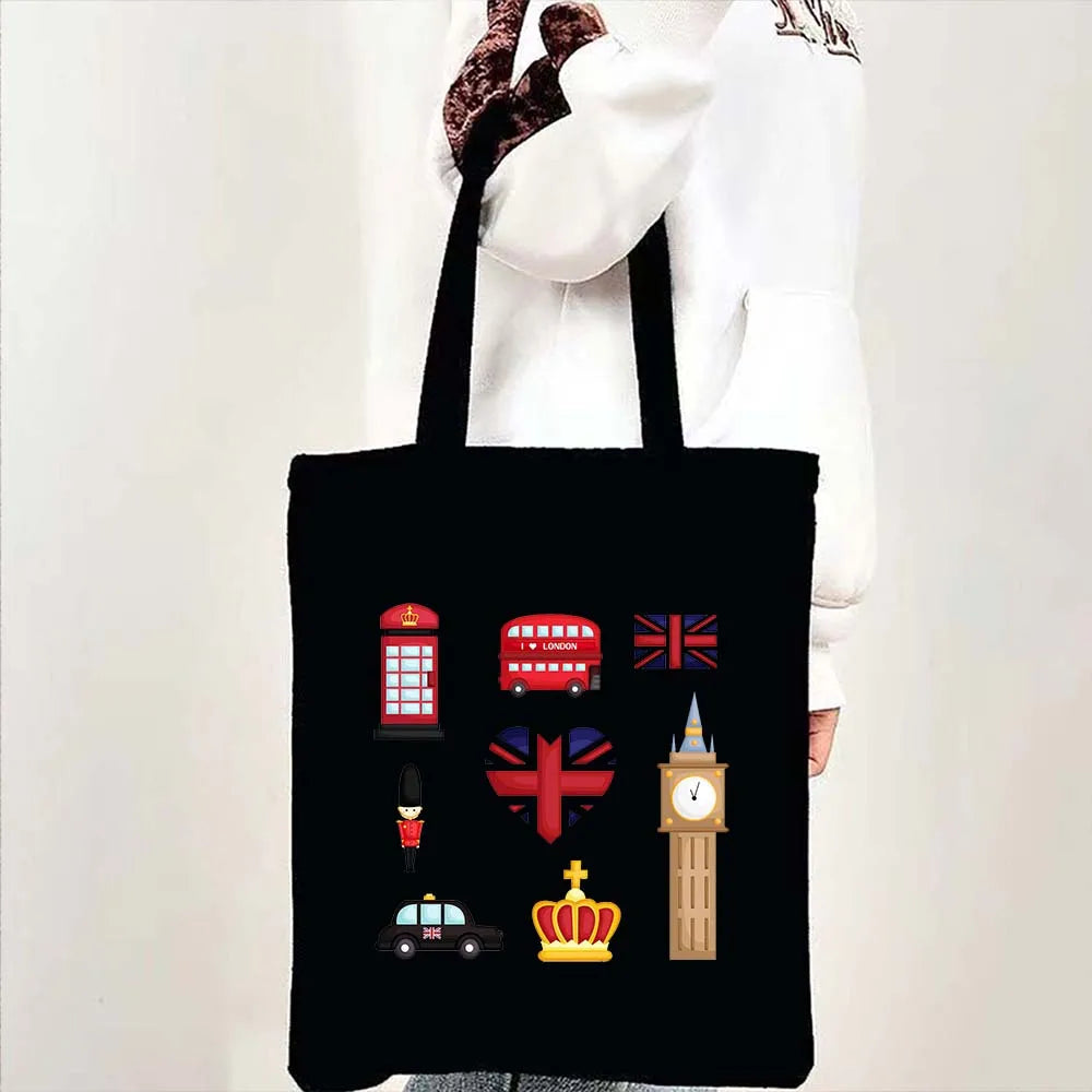 Woman's Large Capacity Canvas Tote Bag | Stylish Travel & Shopping Shoulder Handbag (Work, Gym, Grocery, Eco-Friendly) Luxegan