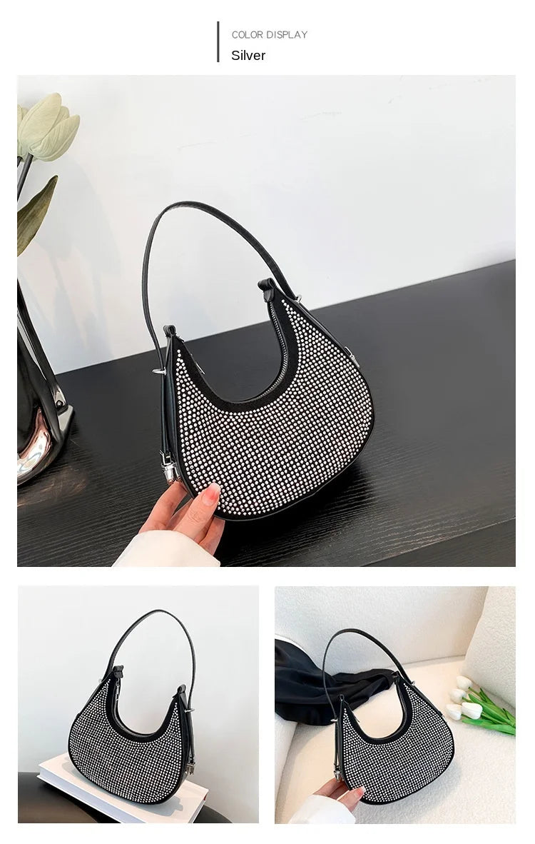 Diamond Quilted Shoulder Bag | Summer Chain Crossbody Handbag Luxegan