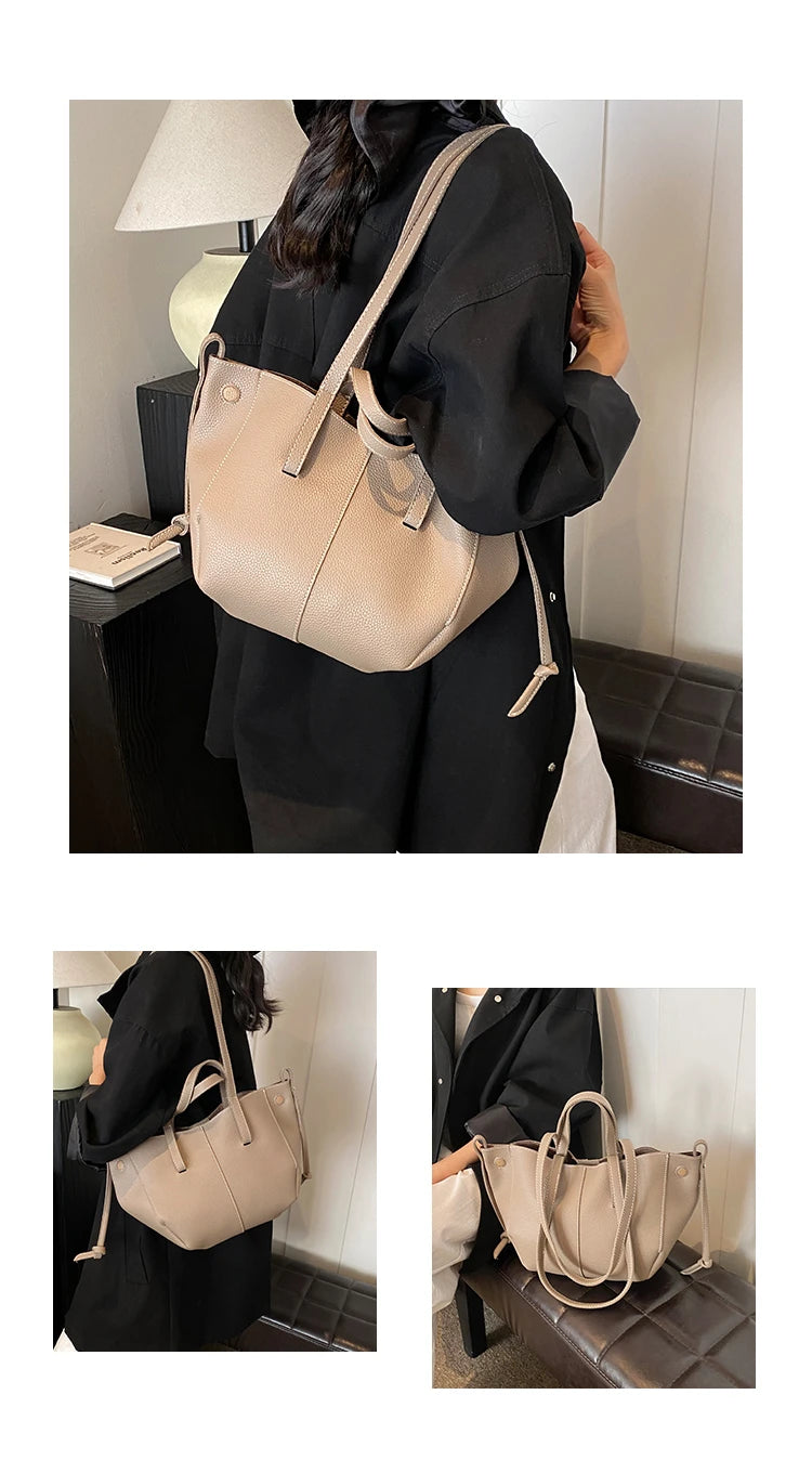 Small Niche Design Commuting Bag | New Autumn Retro Handbag & Versatile Tote Luxegan
