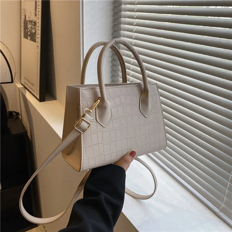 New Square Crossbody Bags for Women | Fashion Handbags & Purses & Ladies Shoulder Bag (Small Top Handle Bags) Luxegan