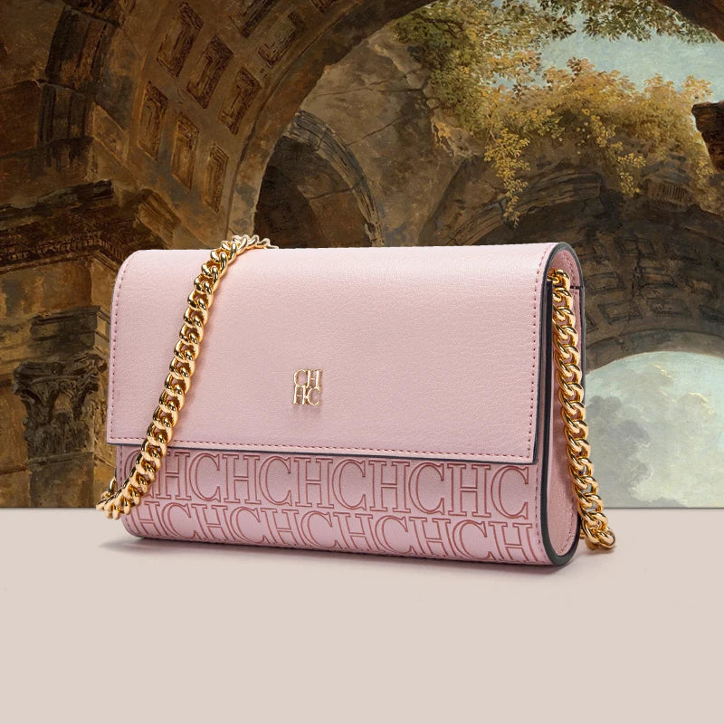 Fashionable Square Messenger Shoulder Bag | Exquisite Craftsmanship Crossbody Purse | Versatile Classic Style PU Leather Handbag | Four Seasons Women's Daily Fashion Bag Luxegan