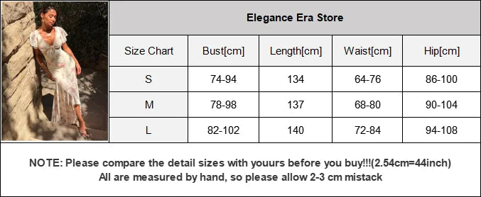 Floral V-Neck Puff Sleeve Ruffle Regular Fit Fit-and-Flare Ankle-Length Dress – Elastic Waist, Spring/Summer Luxegan