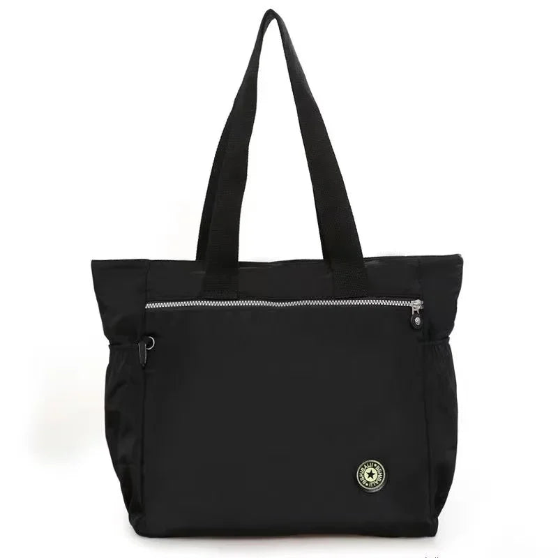 Waterproof Oxford Large Capacity Travel Duffle | Women’s Fashion Travel Shoulder Bag | Durable Versatile Shopping Tote | High-Quality Oxford Cloth Weekend Valise Luxegan