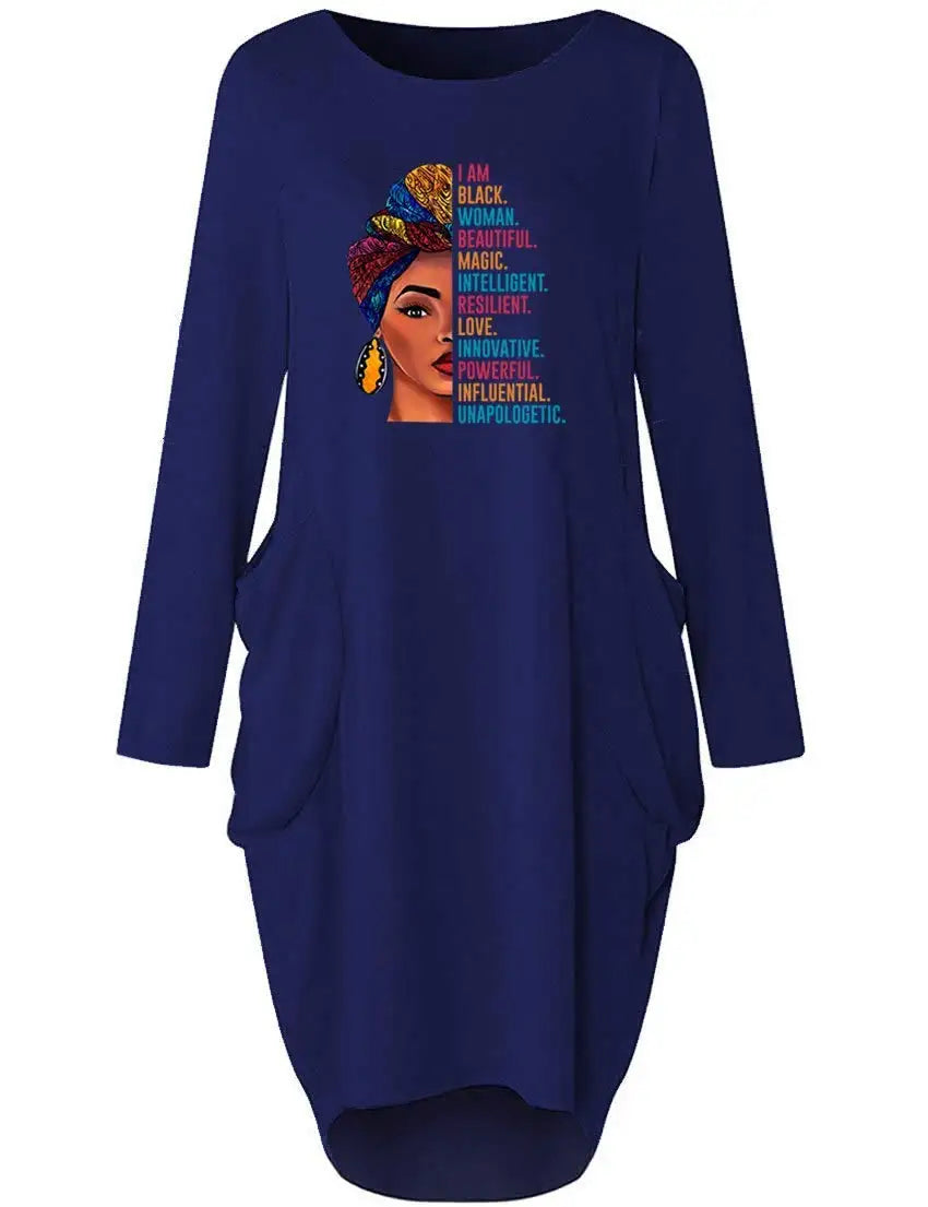 Plus Size Women's Solid O-Neck Casual Dress | Loose-Fit Short-Sleeve Spring Summer Dress | Medium-Stretch Knee-Length Asymmetrical Dress Luxegan