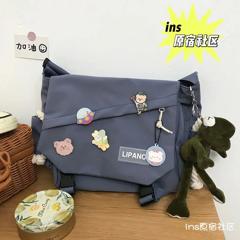 Canvas Diagonal Cross Bag | Youth Fashion Casual Shoulder Bag & Messenger Bag Luxegan