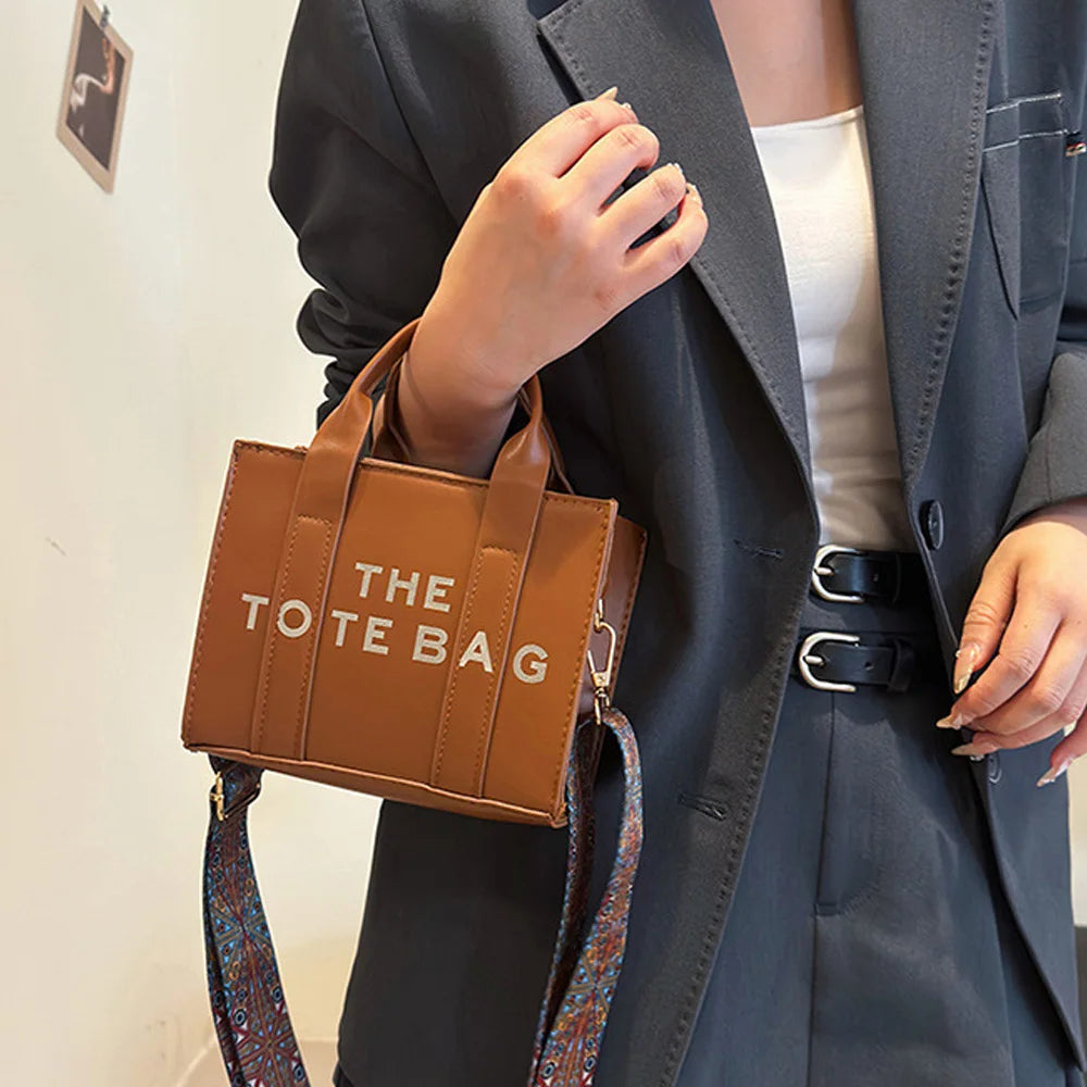 New Letter Tote Bag | European & American Fashion Crossbody & Retro Handbag Luxegan