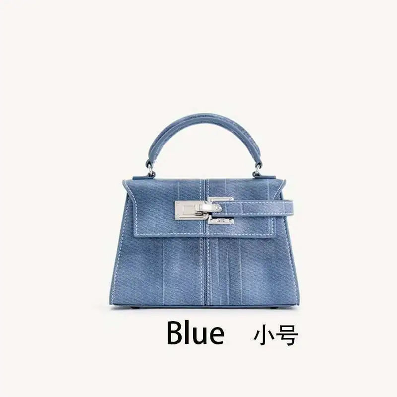 Trapezoidal Leather Women’s Handbag | Sophisticated Niche Designer Top-Handle Bag | Elegant Square Day Clutch | Fashion-Forward PU Leather Shoulder Bag with Artisan Charm Luxegan