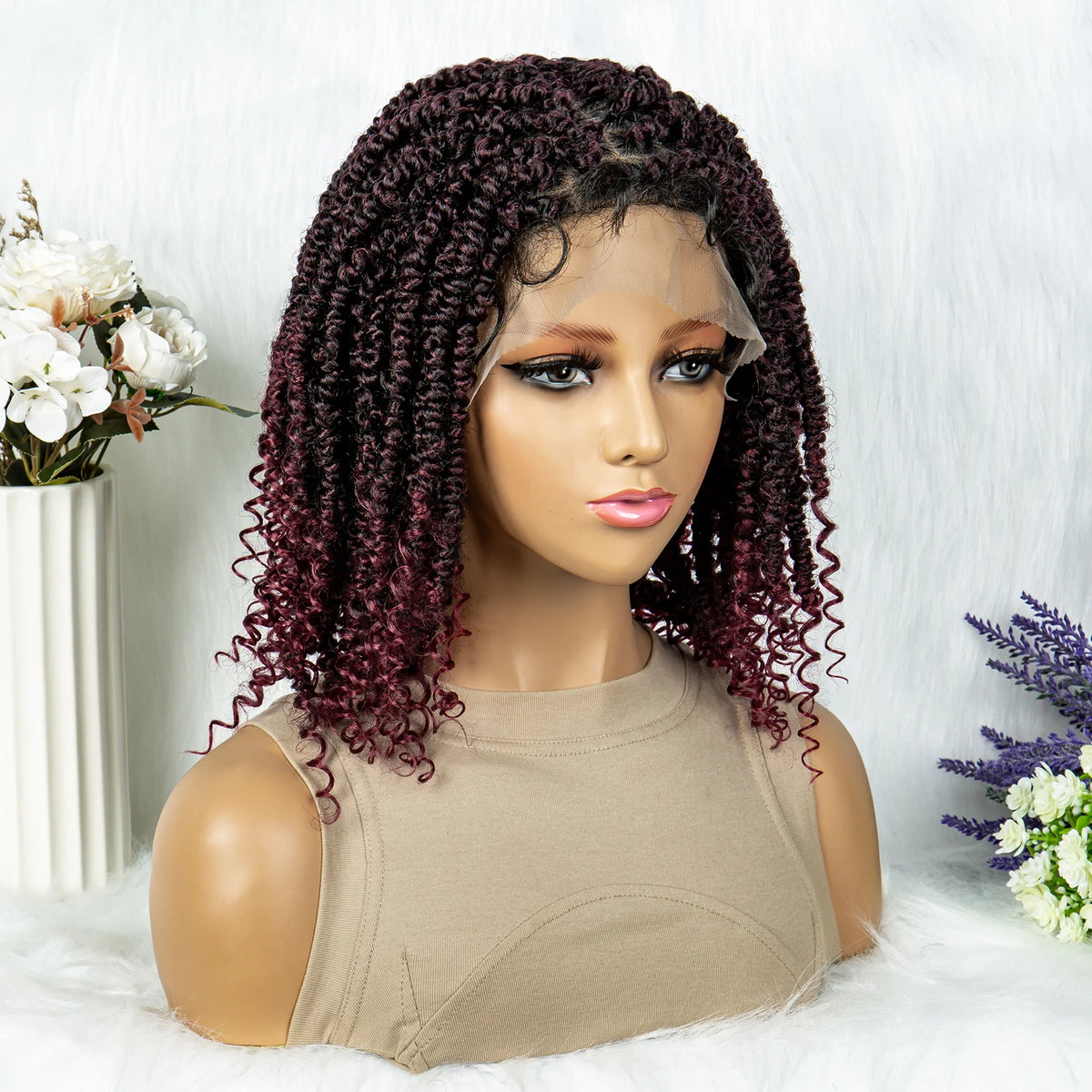 14 Inch Butterfly Locs Dreadlock Wig | Knotless | Lace Front