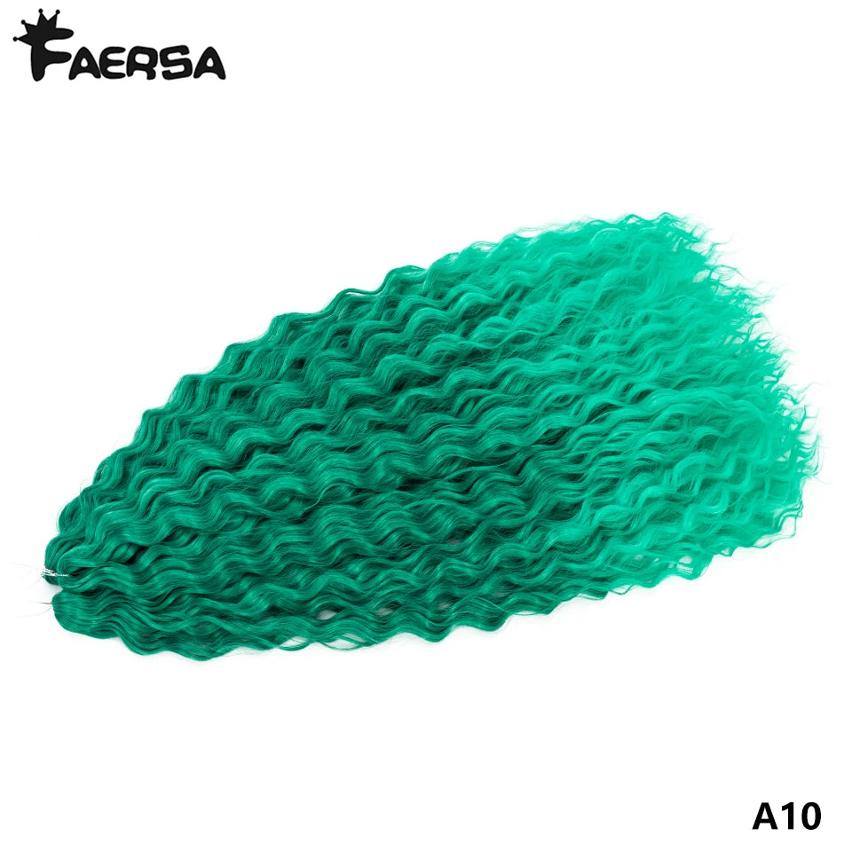 Water Wave Synthetic Crochet Hair | 22–30 Inch