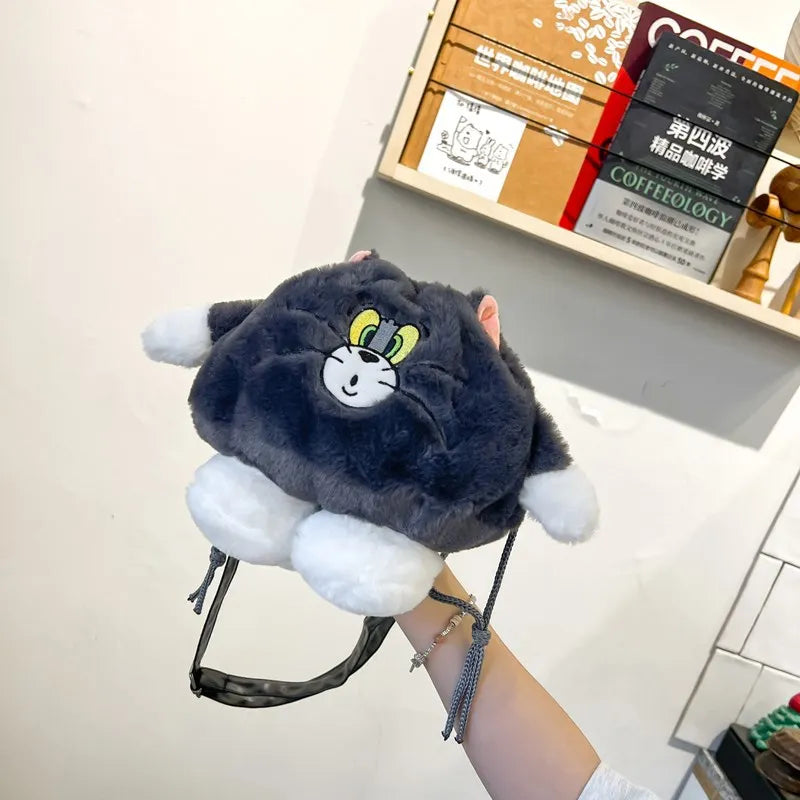 Plush Shoulder Bag | Cute Kawaii Character Doll Crossbody Purse Luxegan