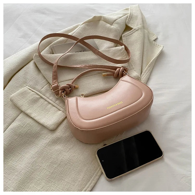 Trendy Soft PU Leather Shoulder Bag | Women's Stylish Tote Purse, Phone Bag & Elegant Design Crossbody Bag Luxegan