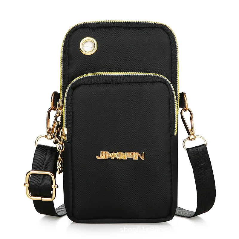 New Fashion Women's Mobile Phone Bag | Mommy Coin Bag & Neck Hanging Running Cover (Casual Crossbody Mini Bag) Luxegan