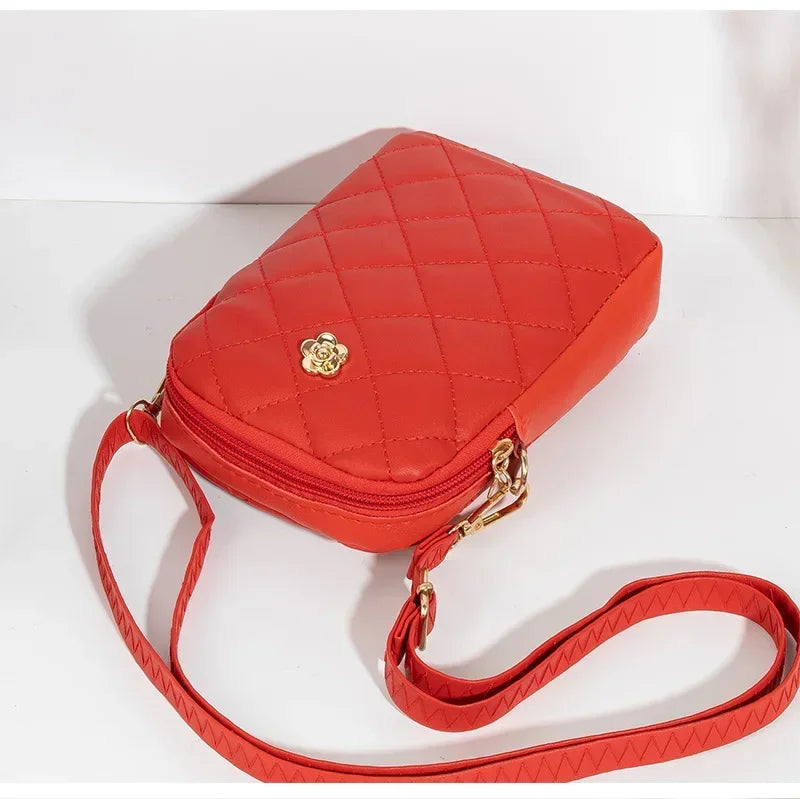 New PU Crossbody Bag | Simple Handbag, Mini Cell Phone Bag & Summer Small Square Bag Luxegan