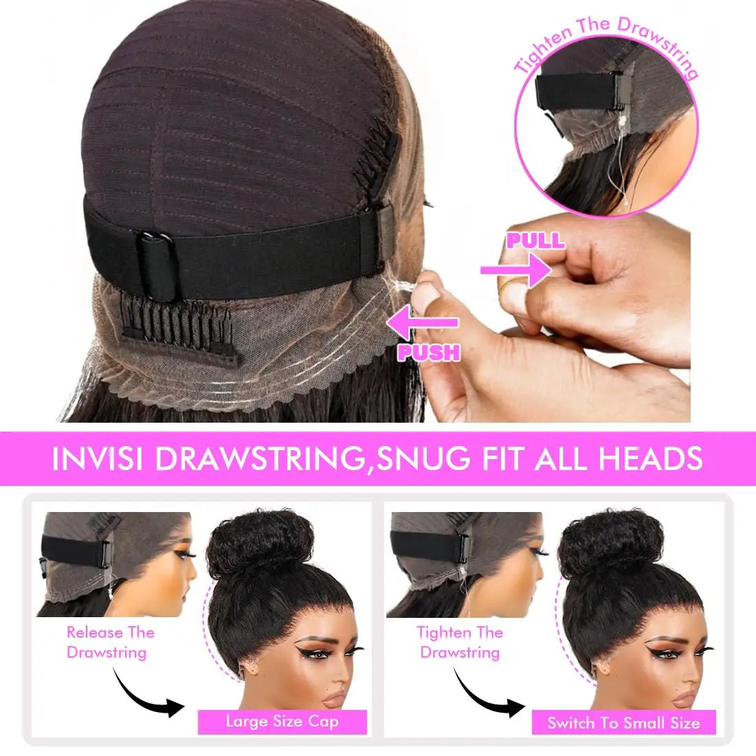 Invisi-Strap 360 HD Full Lace Glueless Wig | Sophisticated "Deep Curly" Water Wave Silhouette | Elegant 250% Density Lace Frontal | "Dignified" Brazilian Human Hair Wig for Radiant Versatile Styling Luxegan