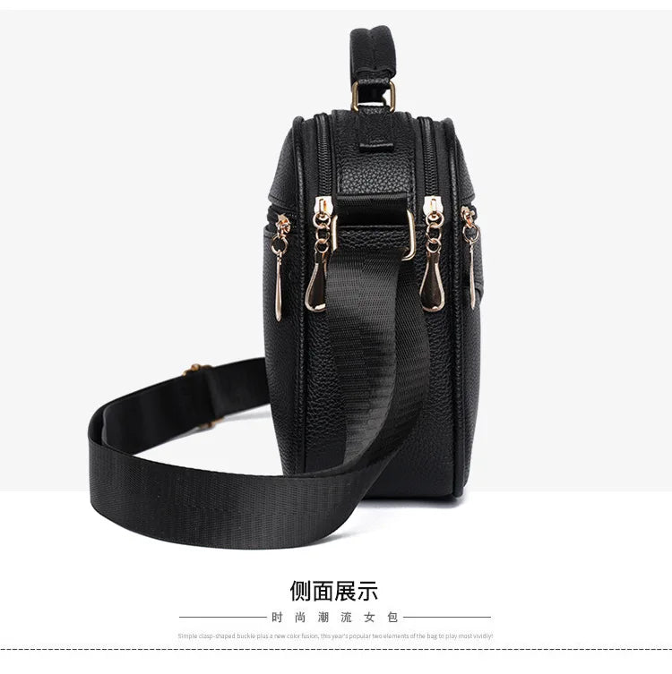 Large Capacity Foreign Trade PU Small Square Bag | New Women's Simple Handbag & Versatile Crossbody Purse Luxegan