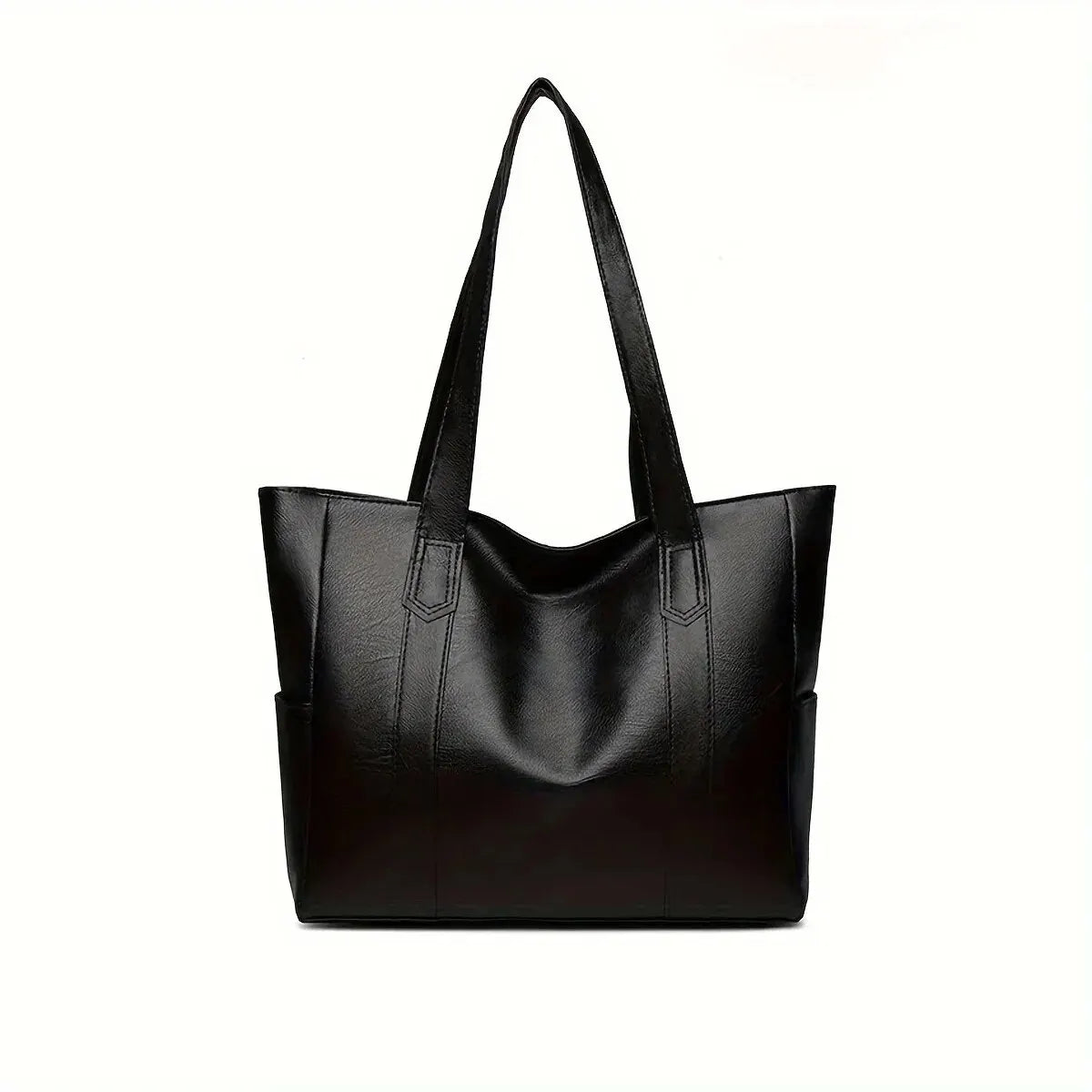 Vintage Large Capacity Tote Bag | Retro Vegan Shoulder Bag & Women's Casual Handbag (For Commute) Luxegan