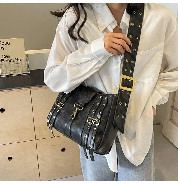 Trendy Design Large Tote Handbags and Purses | Women Shoulder Bags New Vegan Leather Ladies Travel Shopping Bag High Quality Luxegan