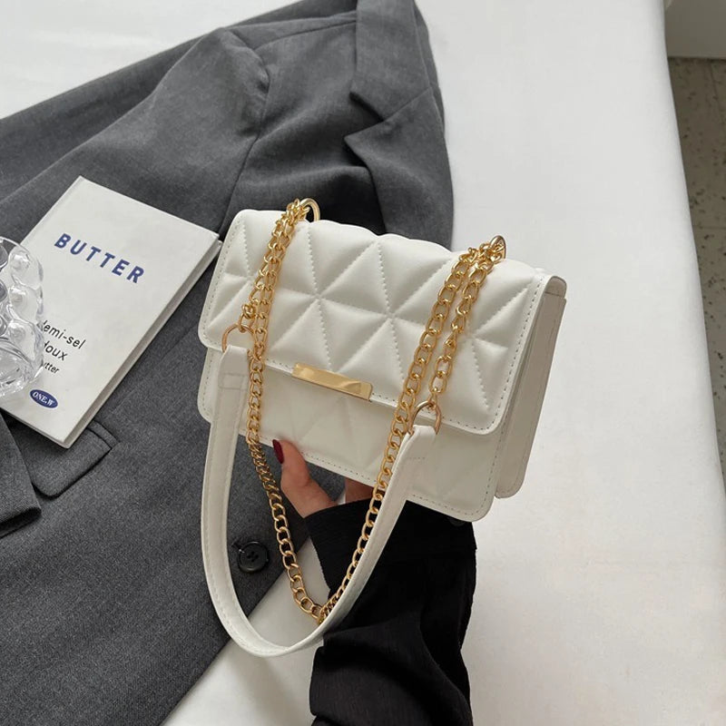 Rhombic Handbag | Casual Chain Shoulder & Crossbody Bag Luxegan