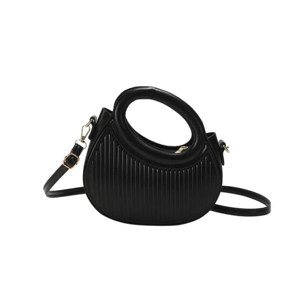 Pleated Half-Moon Underarm Bag | Fashion Shoulder & Messenger Purse Luxegan
